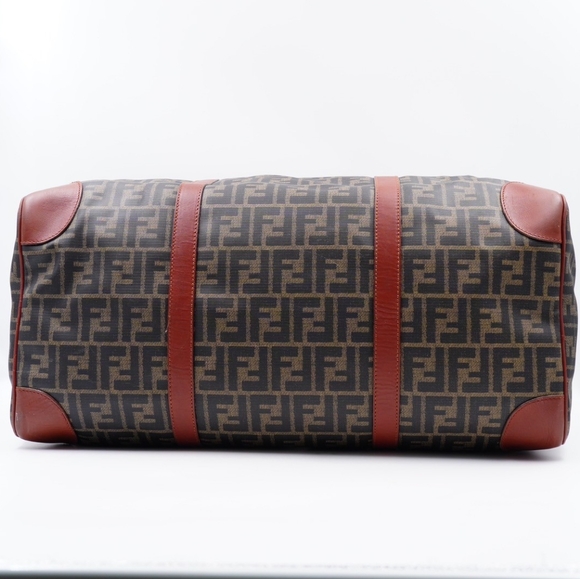 AG39❤️ Fendi Vintage Zucca Weekender - Picture 10 of 16